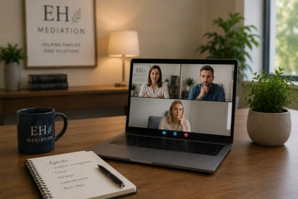 child access mediation Grantham online meeting.